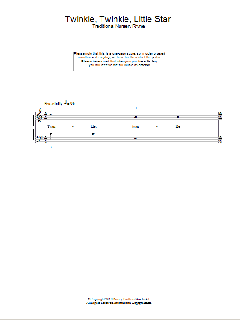 Twinkle, Twinkle Little Star von Traditional (Download) 