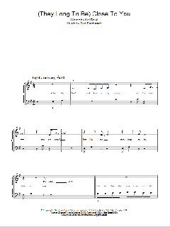 (They Long To Be) Close To You von Hal David (Download) 