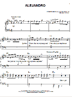 Alejandro von Lady Gaga (Download) 