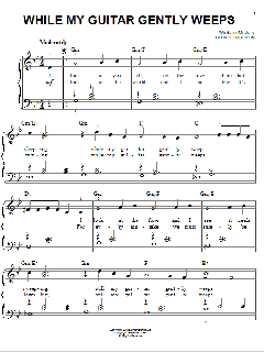 While My Guitar Gently Weeps von The Beatles (Download) 