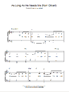 As Long As He Needs Me von Lionel Bart (Download) 