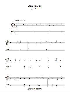 Ode To Joy from Symphony No. 9, Fourth Movement von Ludwig van Beethoven (Download) 