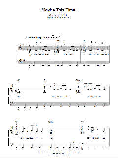 Maybe This Time von John Kander (Download) 