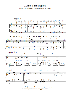 Could It Be Magic von Barry Manilow (Download) 