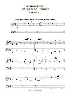 Promenade von Modest Mussorgsky (Download) 