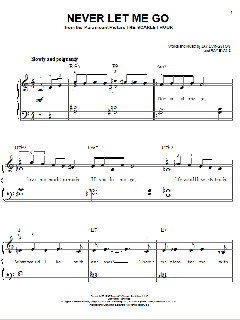 Never Let Me Go von Dinah Washington (Download) 