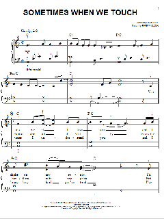 Sometimes When We Touch von Dan Hill (Download) 