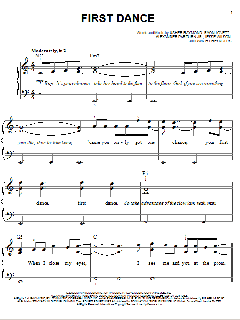 First Dance von Justin Bieber (Download) 