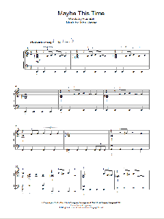Maybe This Time von Fred Ebb (Download) 