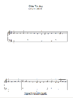 Ode To Joy from Symphony No. 9, Fourth Movement von Ludwig van Beethoven (Download) 