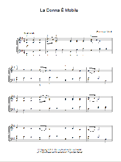 La Donna e Mobile von Giuseppe Verdi (Download) 