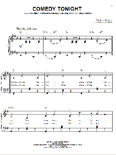 Comedy Tonight von Stephen Sondheim (Download) 