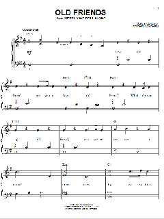 Old Friends von Stephen Sondheim (Download) 