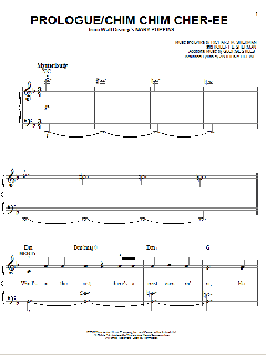Prologue / Chim Chim Cher-ee von Anthony Drewe (Download) 
