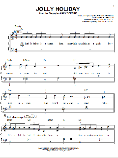 Jolly Holiday von Anthony Drewe (Download) 