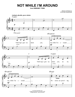 Not While I'm Around von Stephen Sondheim (Download) 