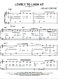 Lovely To Look At von Jerome Kern (Download) 