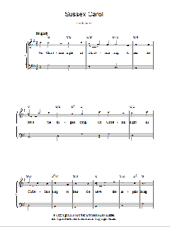 Sussex Carol von Traditional English Carol (Download) 
