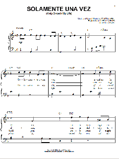 Only Once In My Life (Solamente Una Vez) von Rick Carnes (Download) 