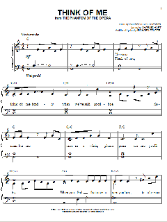 Think Of Me von Andrew Lloyd Webber (Download) 