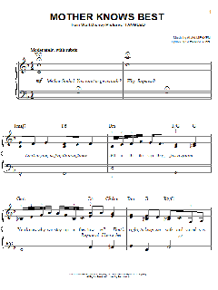 Mother Knows Best von Alan Menken (Download) 