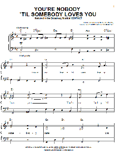 You're Nobody 'Til Somebody Loves You von Dean Martin (Download) 