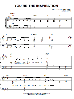 You're The Inspiration von Chicago (Download) 