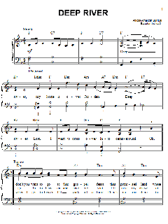 Deep River von African-American Spiritual (Download) 