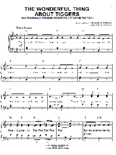 The Wonderful Thing About Tiggers von Sherman Brothers (Download) 