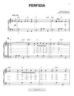 Perfidia von Alberto Dominguez (Download) 