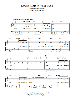 Smoke Gets In Your Eyes von The Platters (Download) 