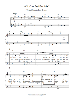 Will You Fall For Me von Delta Goodrem (Download) 