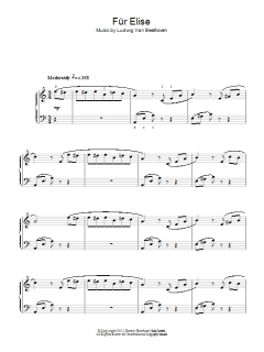 Fur Elise von Ludwig van Beethoven (Download) 