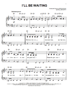 I'll Be Waiting von Adele (Download) 