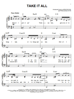 Take It All von Adele (Download) 