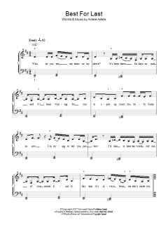 Best For Last von Adele (Download) 