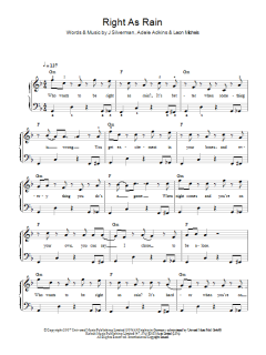 Right As Rain von Adele (Download) 