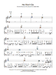 He Won't Go von Adele (Download) 