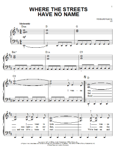 Where The Streets Have No Name von U2 (Download) 