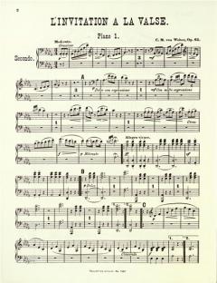 Aufforderung zum Tanz op. 65 von Carl Maria von Weber 