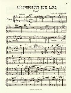 Aufforderung zum Tanz op. 65 von Carl Maria von Weber 