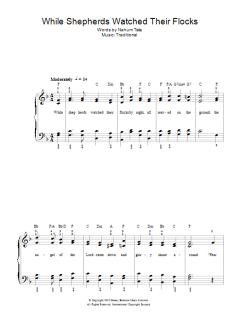While Shepherds Watched Their Flocks von Nahum Tate (Download) 
