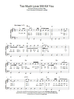 Too Much Love Will Kill You von Queen (Download) 