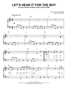 Let's Hear It For The Boy von Tom Snow (Download) 