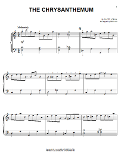 The Chrysanthemum von Scott Joplin (Download) 