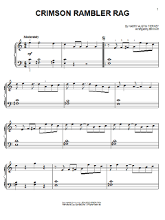 Crimson Rambler Rag von Harry Austin Tierney (Download) 