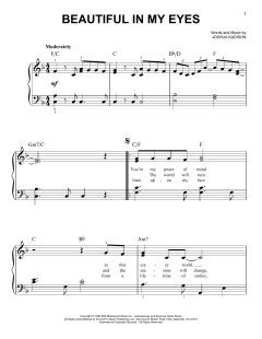 Beautiful In My Eyes von Joshua Kadison (Download) 