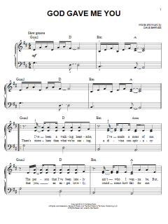 God Gave Me You von Dave Barnes (Download) 