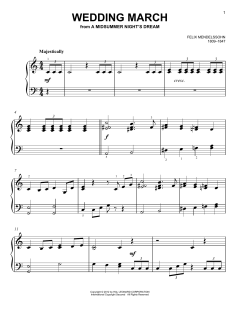 Wedding March von Felix Mendelssohn Bartholdy (Download) 