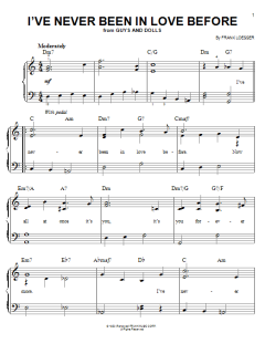 I've Never Been In Love Before von Frank Loesser (Download) 